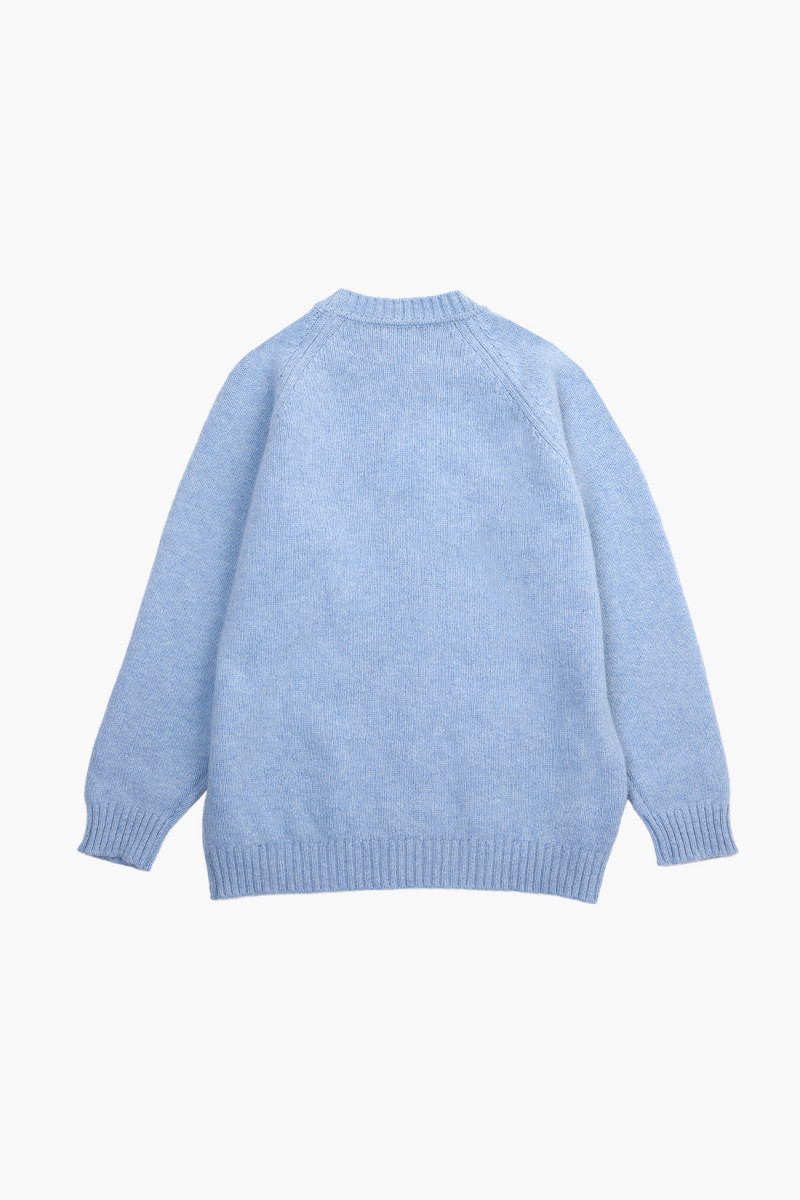 Lowther 47097 raglan sweater Glacier