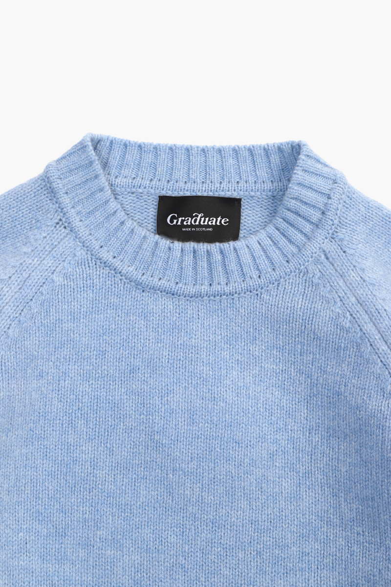 Lowther 47097 raglan sweater Glacier