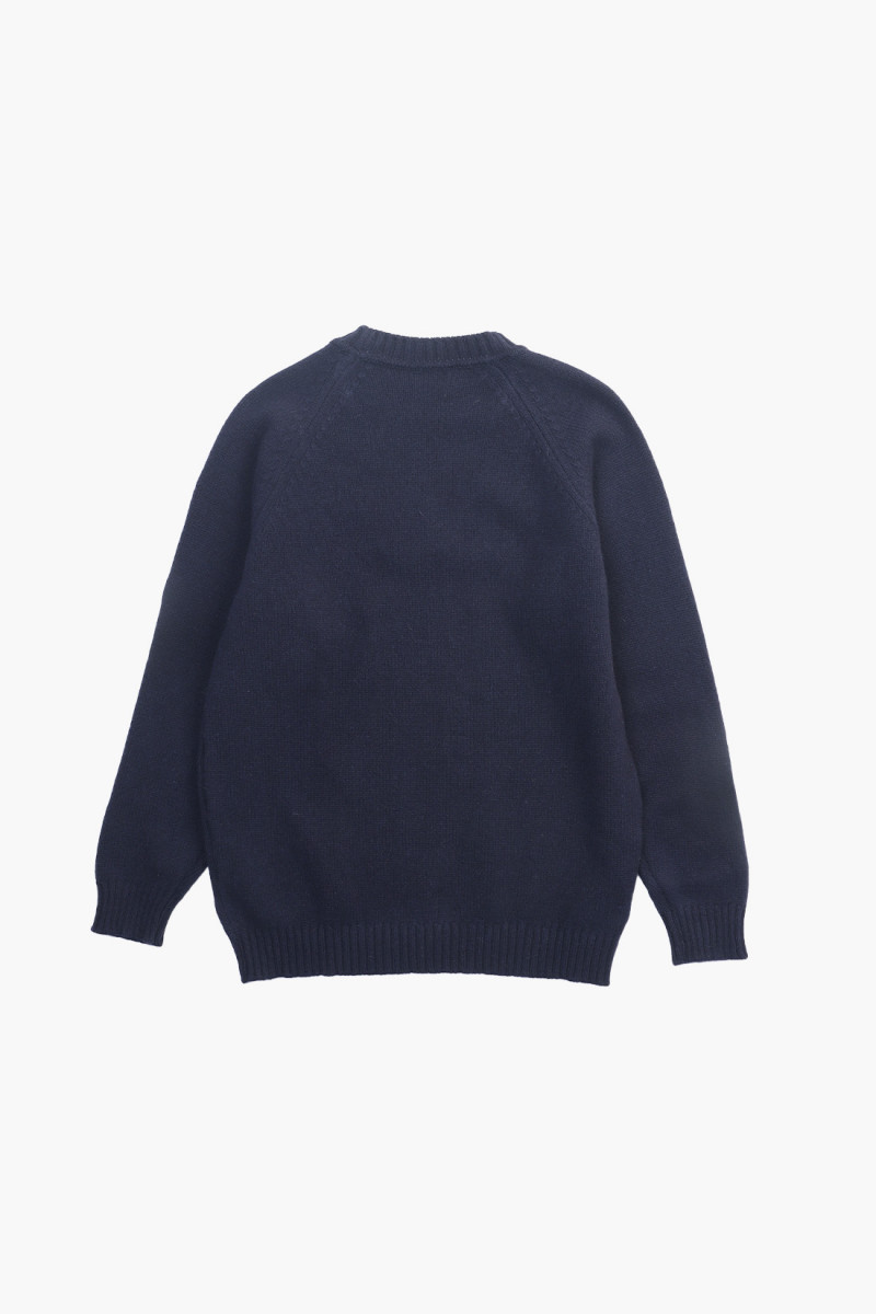 Lowther 47097 raglan sweater Navy