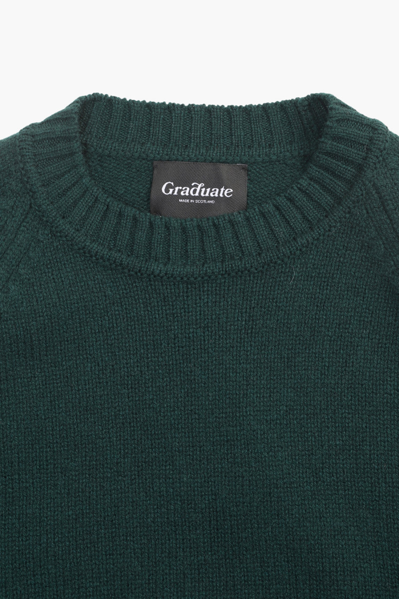 Lowther 47097 raglan sweater Tnt green