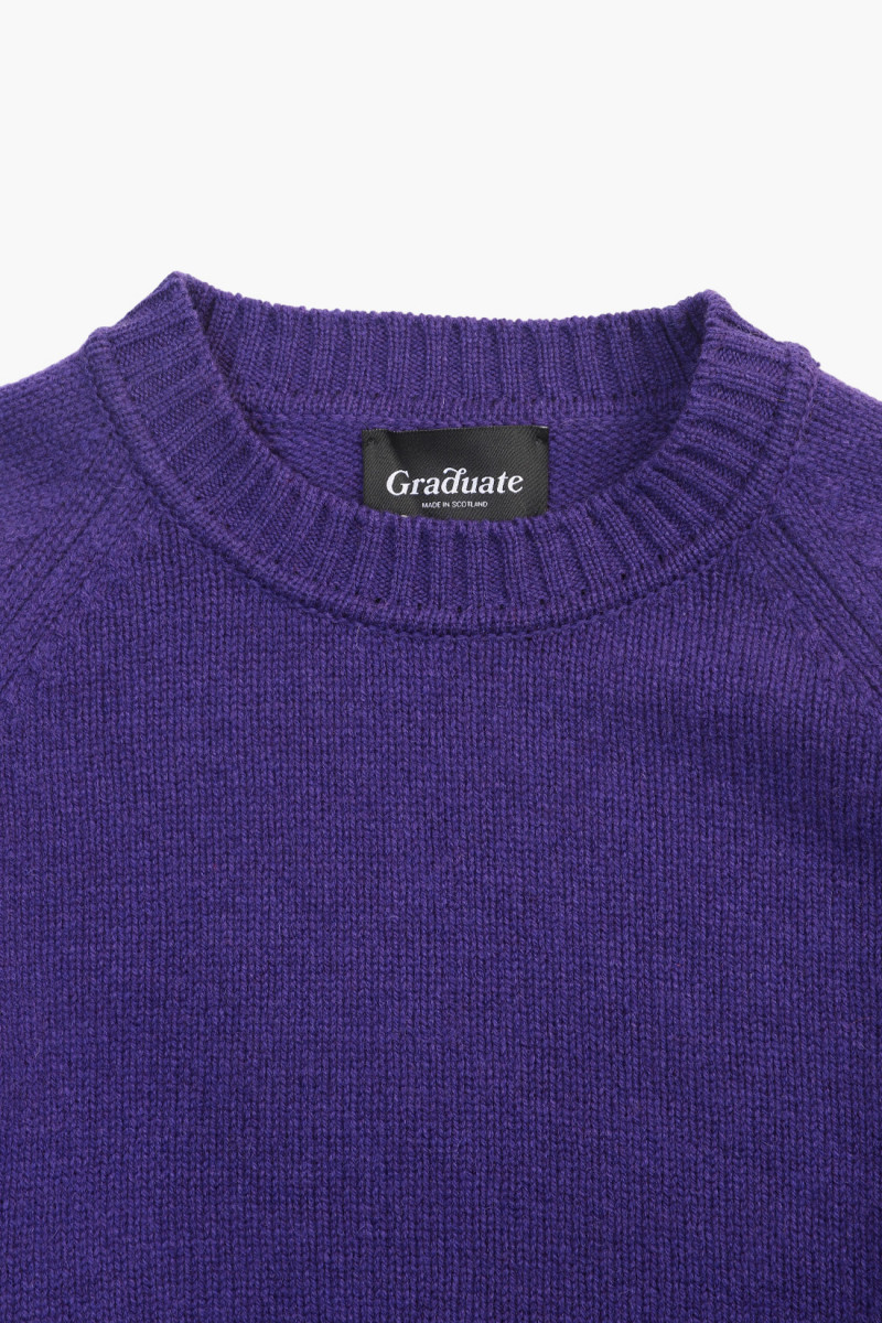 Lowther 47097 raglan sweater Jacaranda