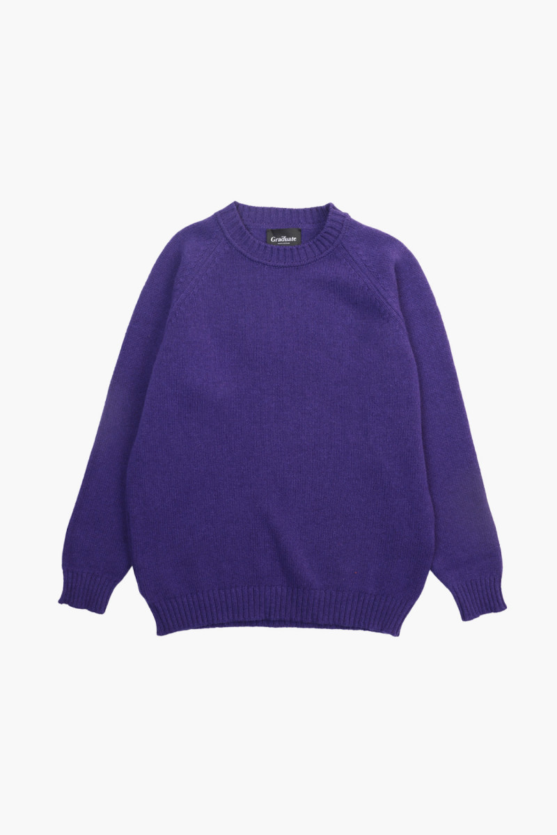 Lowther 47097 raglan sweater Jacaranda