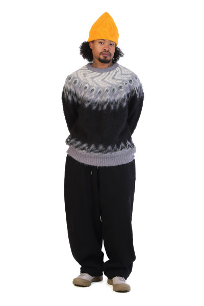 Nobori sweat pants Black