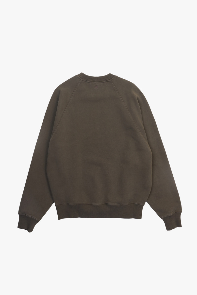 Boxy sweatshirt ami de coeur Dark coffee