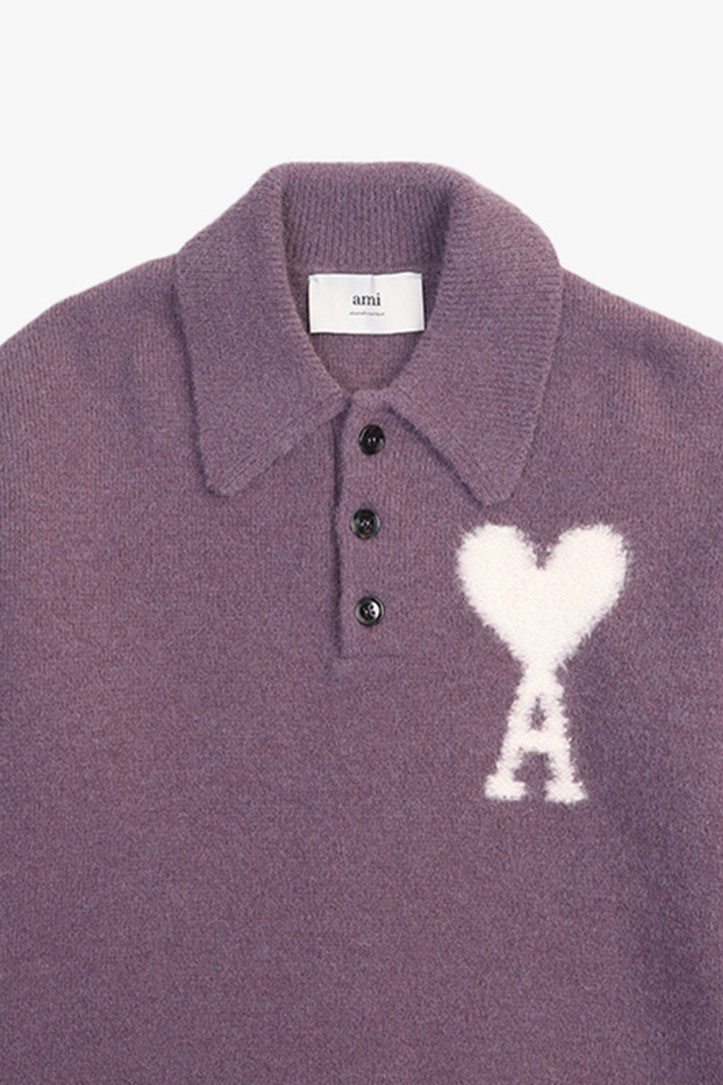 Polo ami de coeur ecru Lilac