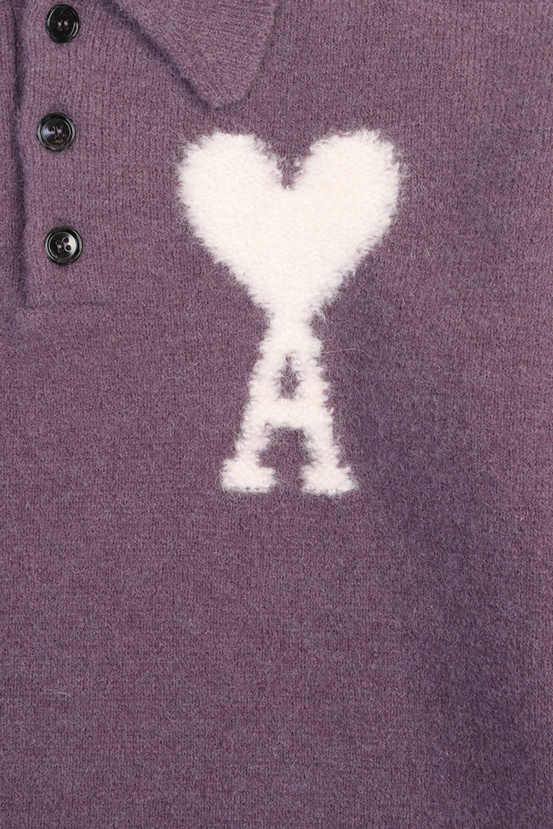 Polo ami de coeur ecru Lilac