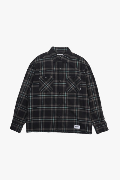 Neighborhood Tartan check shirt ls Black - GRADUATE STORE