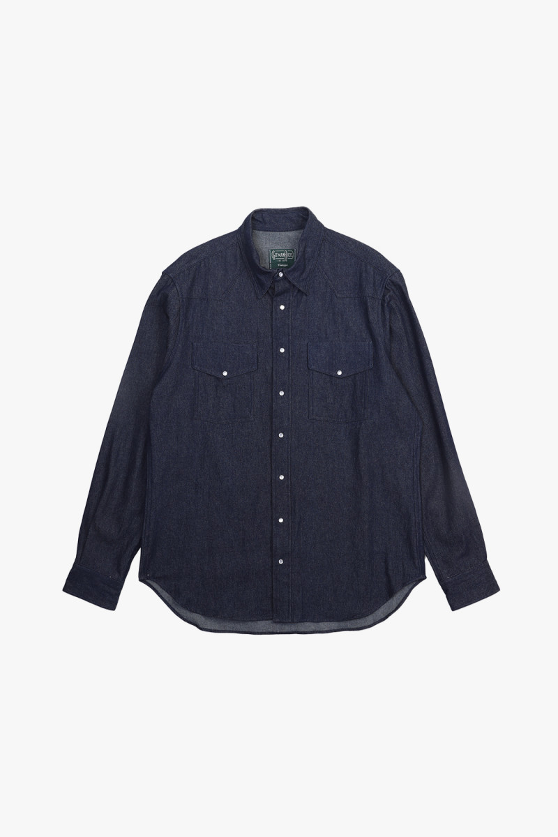 Dark denim shirt Indigo