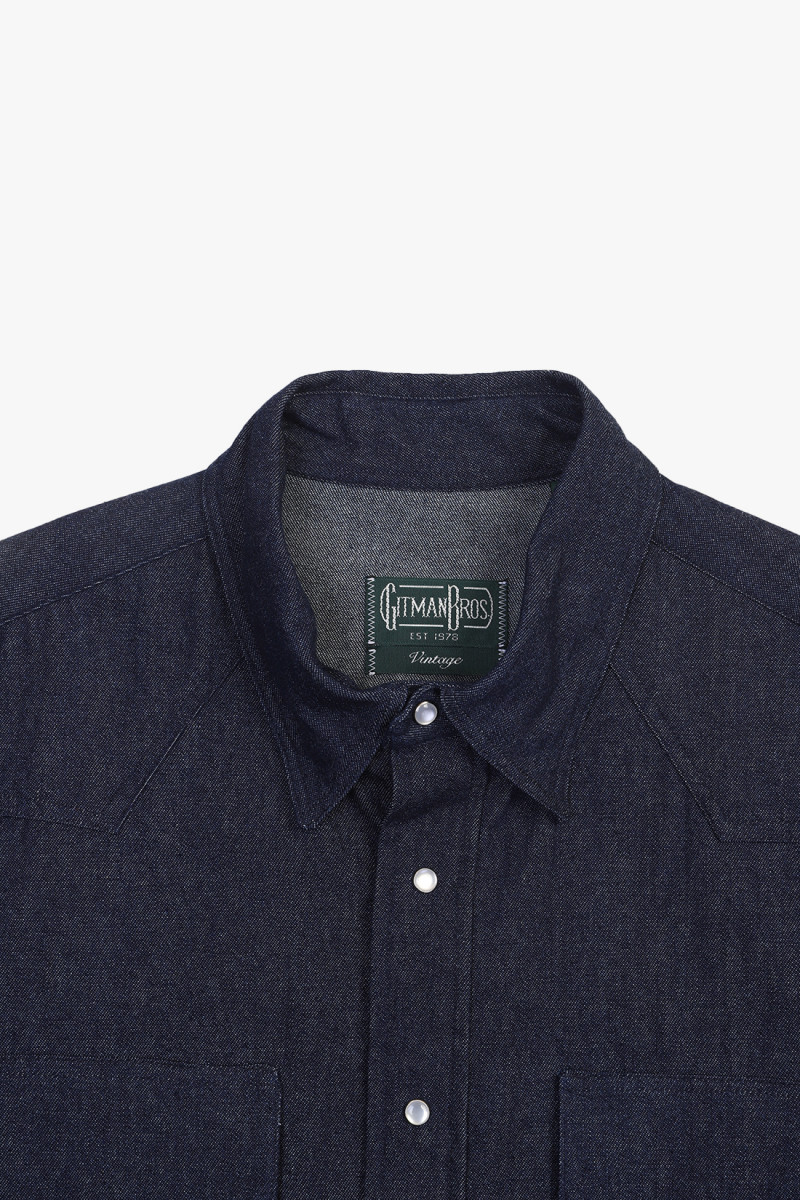 Dark denim shirt Indigo