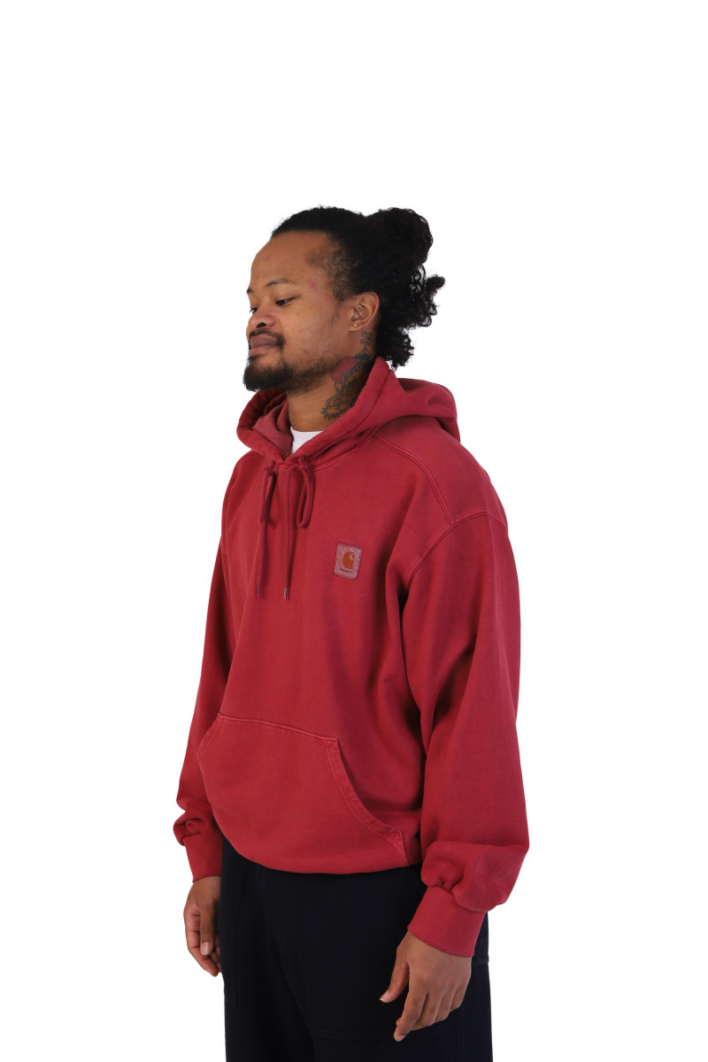 Hooded vista sweat Scarlet