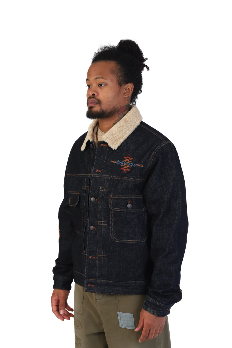 Needlework type ii jacket Indigo