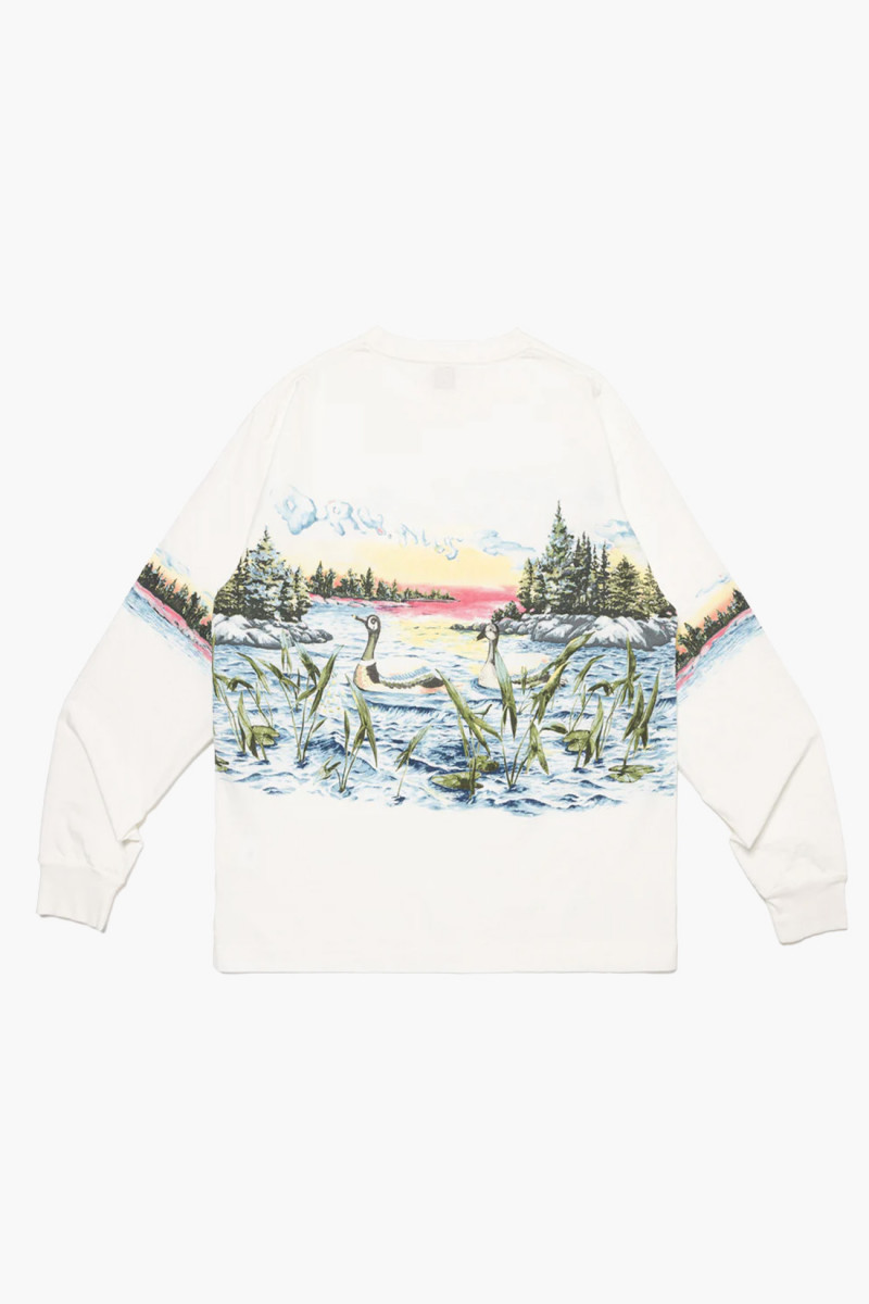 Graphic l/s t-shirt White