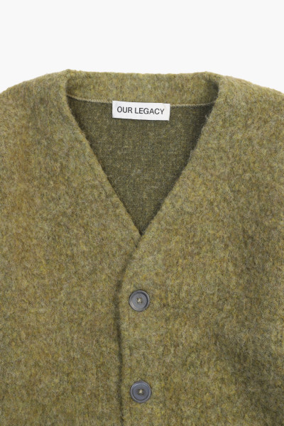 Our legacy Cardigan Fresh moss - GRADUATE STORE