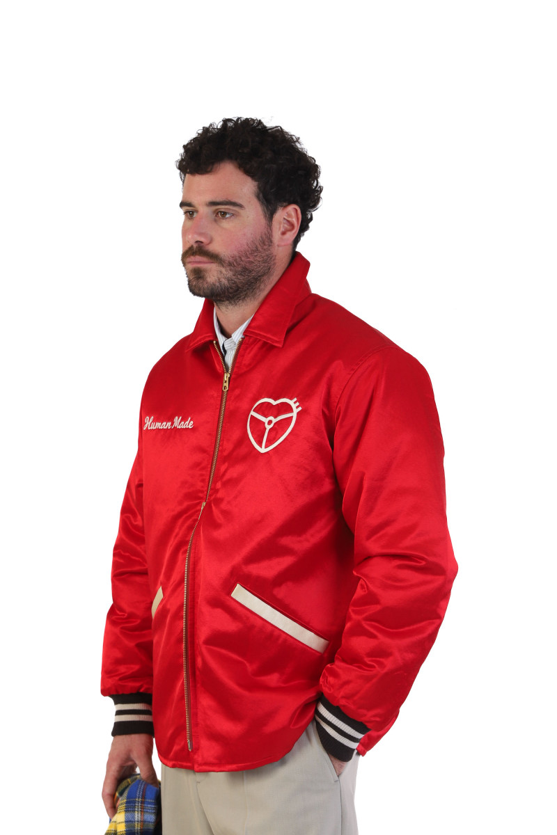 Satin jacket Red