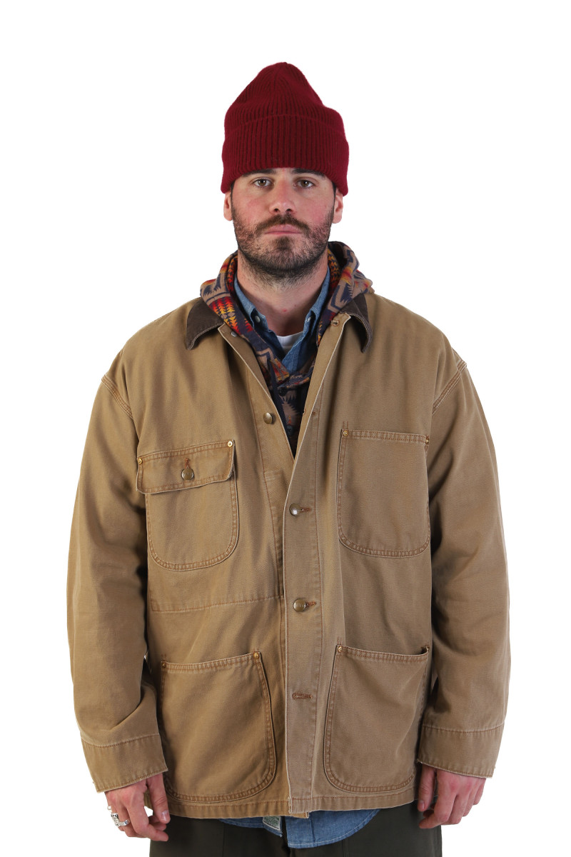 Relax fit coverall Brown