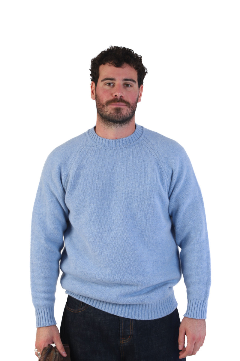 Lowther 47097 raglan sweater Glacier