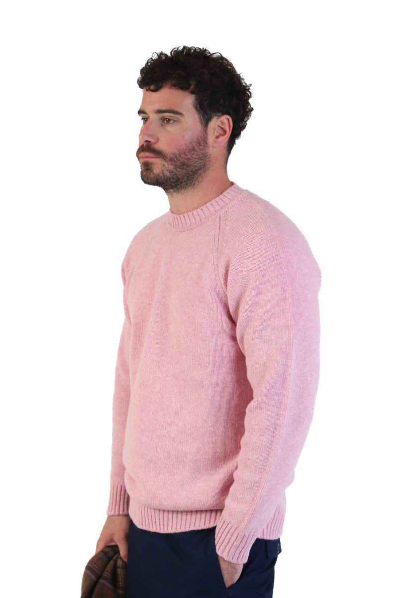 Lowther 47097 raglan sweater Pink haze