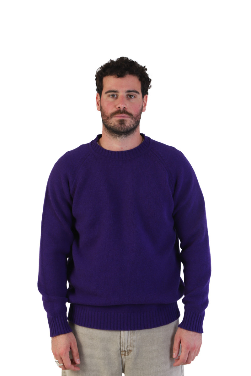 Lowther 47097 raglan sweater Jacaranda