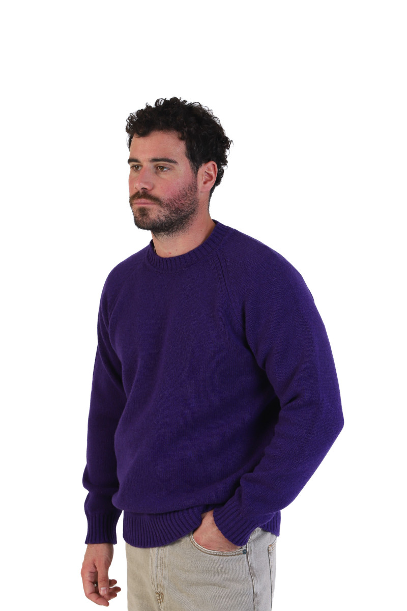 Lowther 47097 raglan sweater Jacaranda