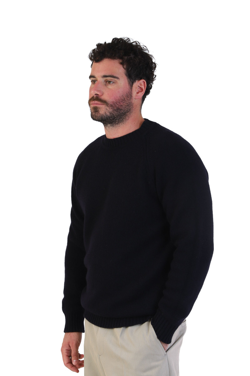 Lowther 47097 raglan sweater Navy