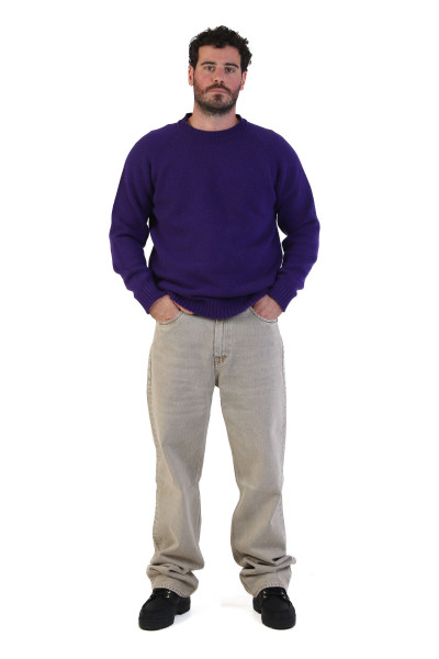 Lowther 47097 raglan sweater Jacaranda