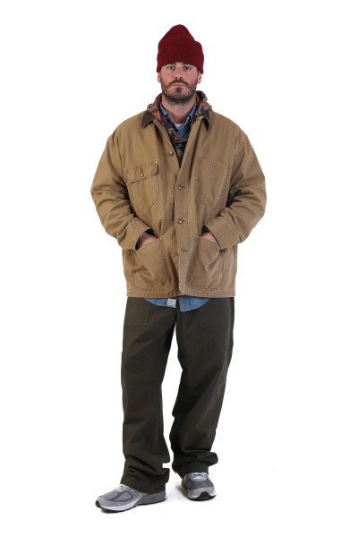 Relax fit coverall Brown