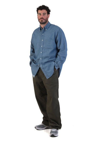 Standard button down shirt Chambray