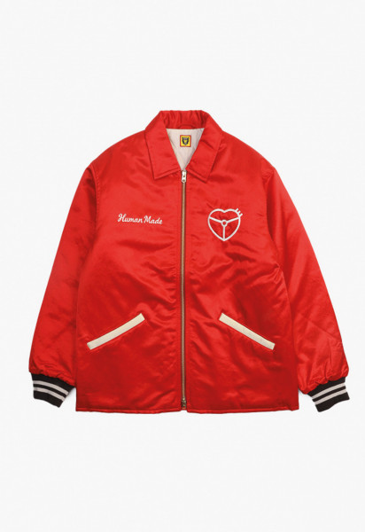 Human made Satin jacket Red - GRADUATE STORE