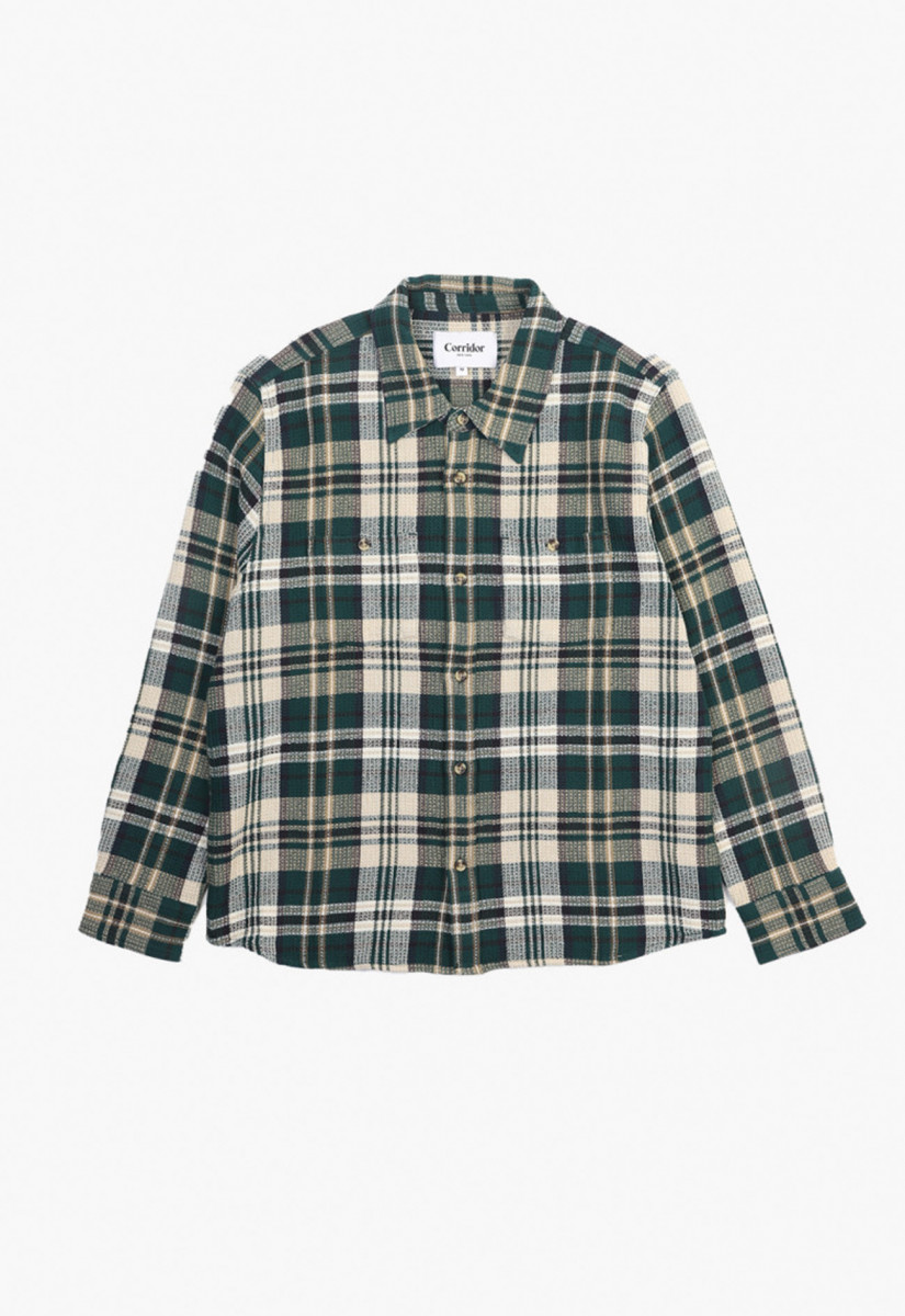 Glen falls waffle madras ls Green