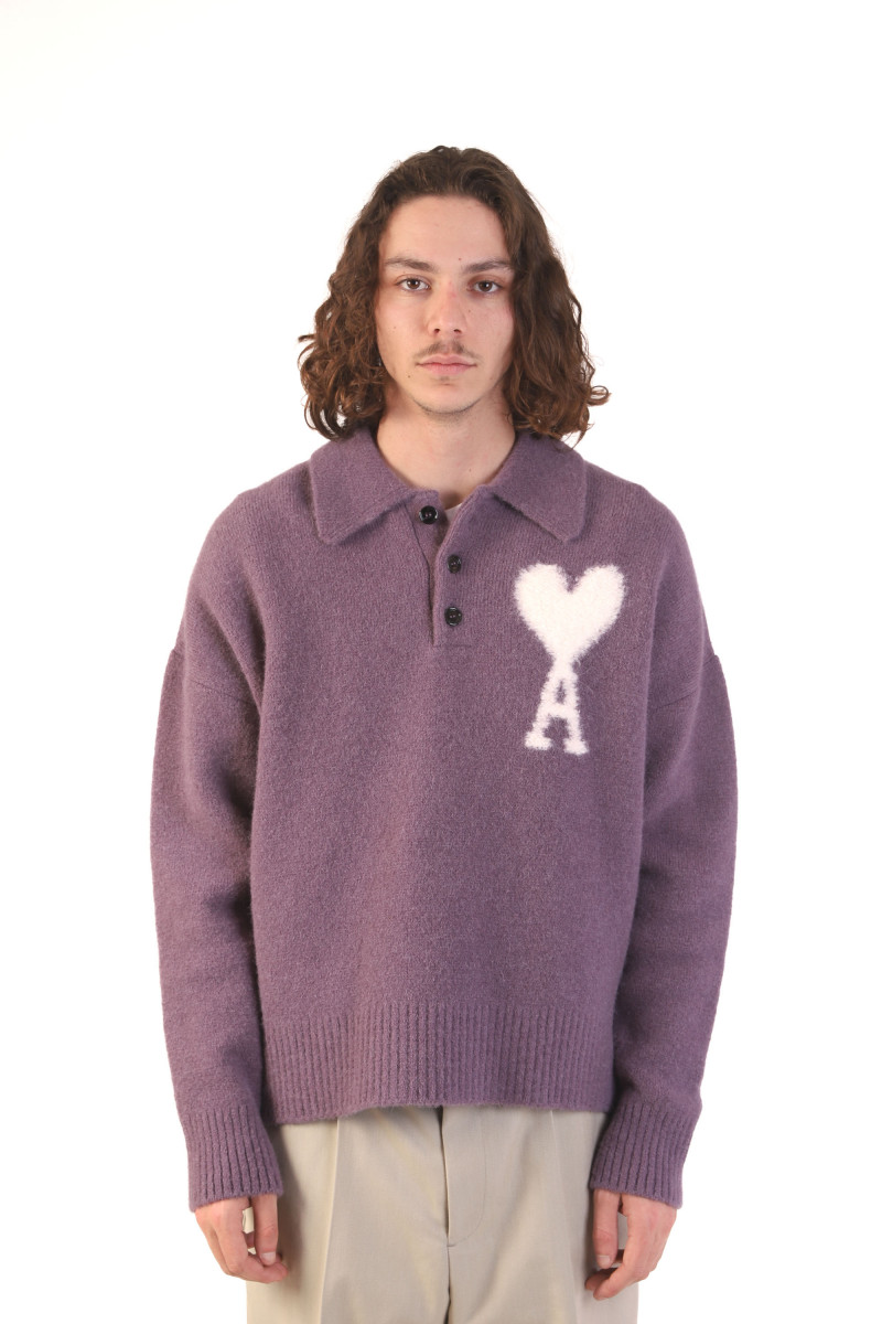 Polo ami de coeur ecru Lilac