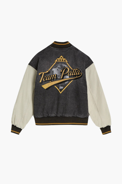 Patta Patta homerun denim varsity Black - GRADUATE STORE