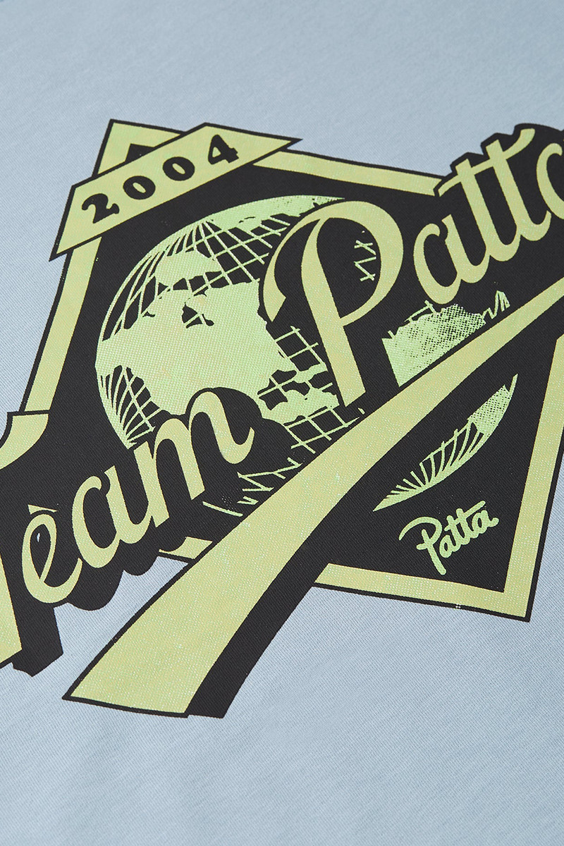 Patta homerun t-shirt Dusty blue