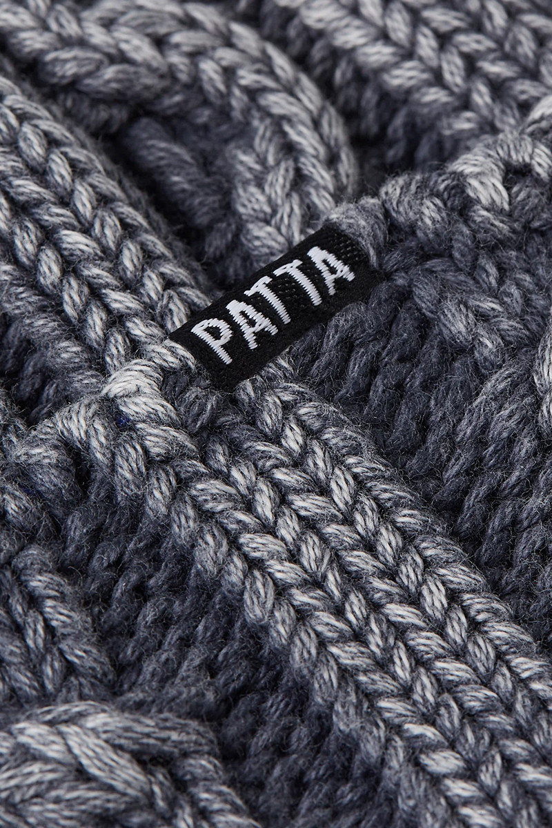 Patta cold dyed cable Titanium