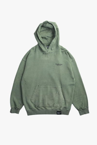 Neighborhood Savage sweat hoodie ls Olive drab - GRADUATE STORE