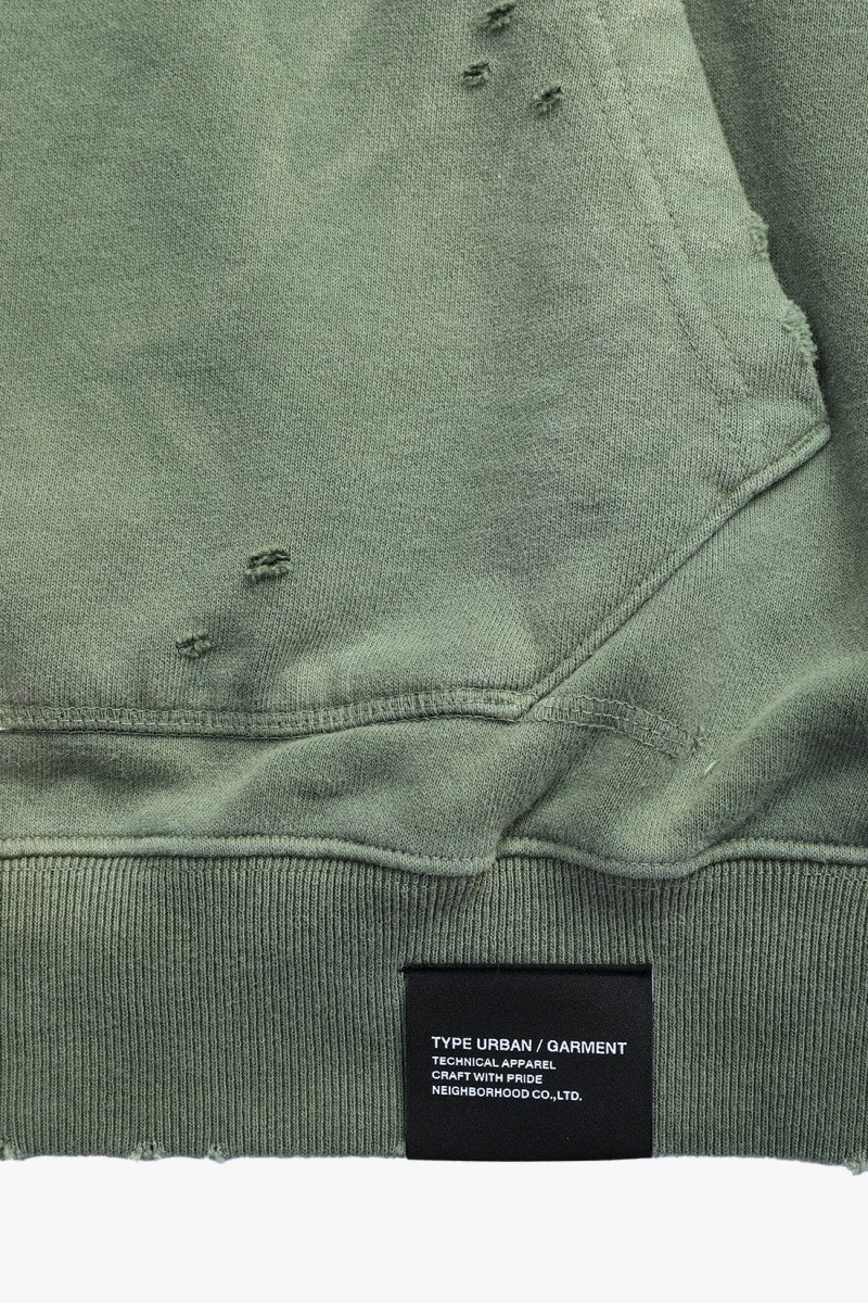 Savage sweat hoodie ls Olive drab