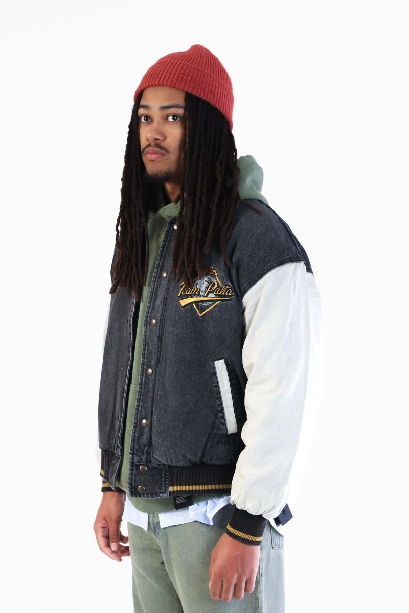 Patta homerun denim varsity Black