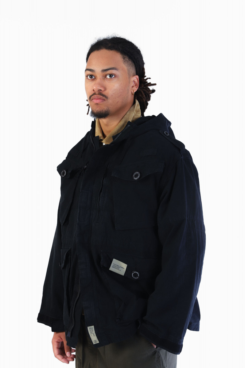 Ripstop smock jacket Black