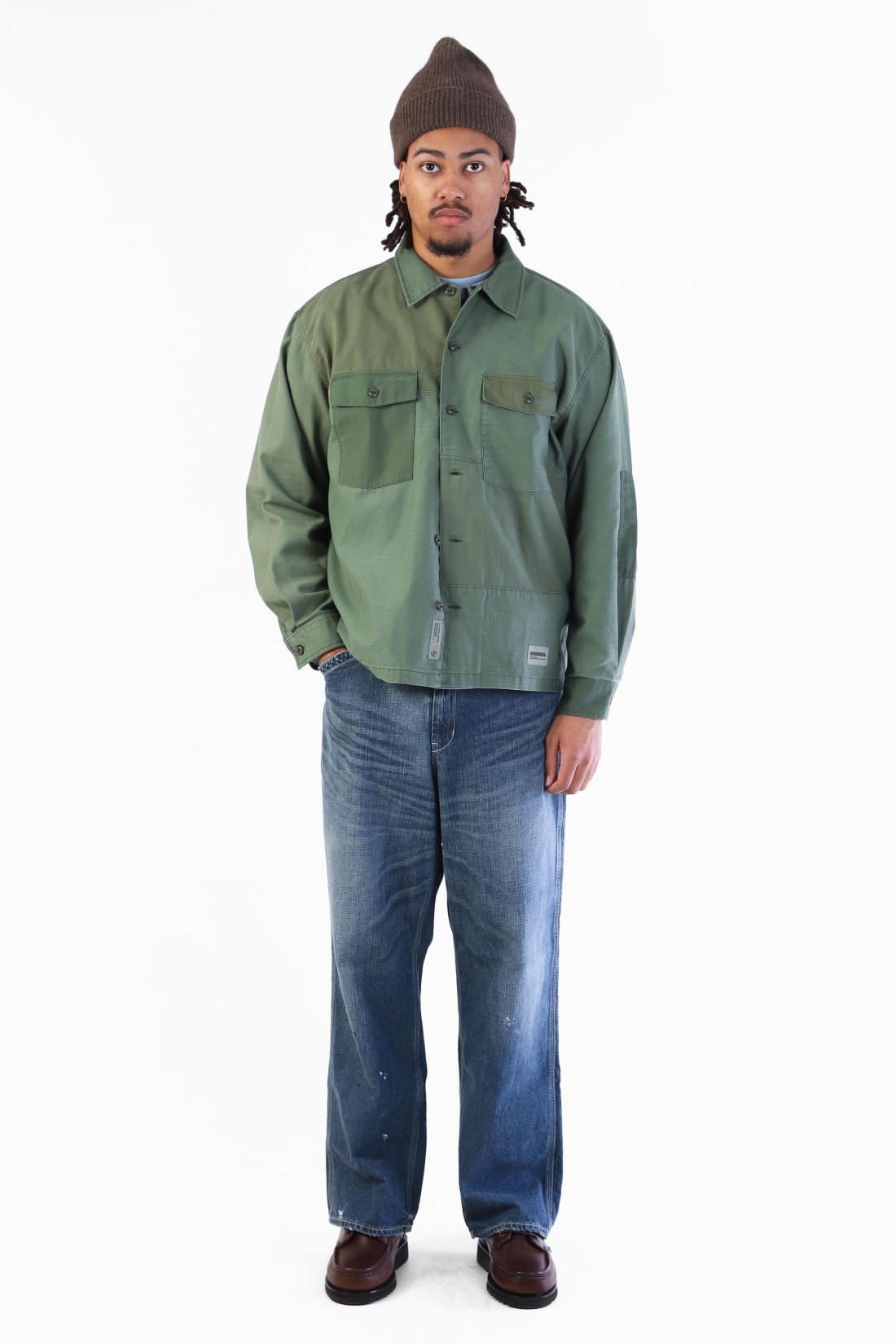 Rm utility shirt ls Olive drab