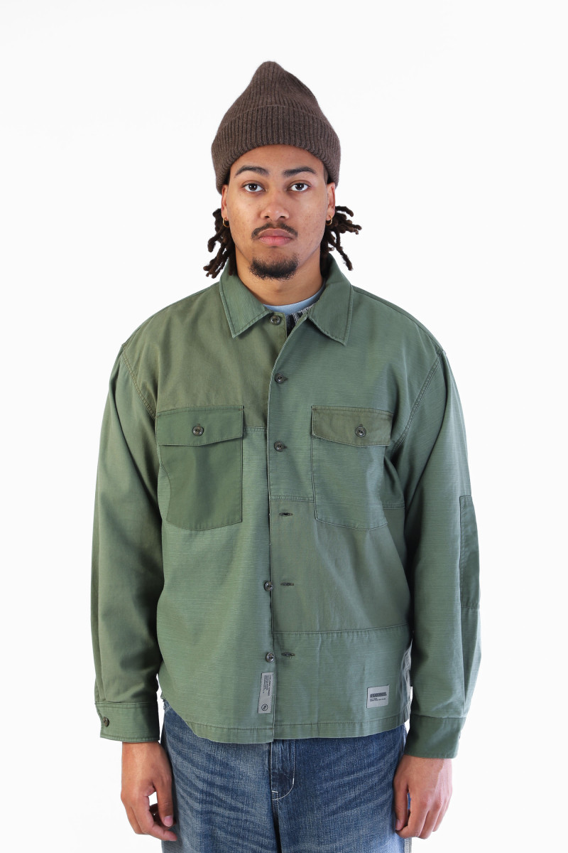 Rm utility shirt ls Olive drab