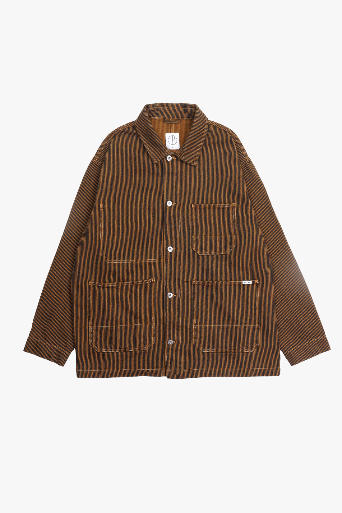 Zera jacket Hickory stripe rust