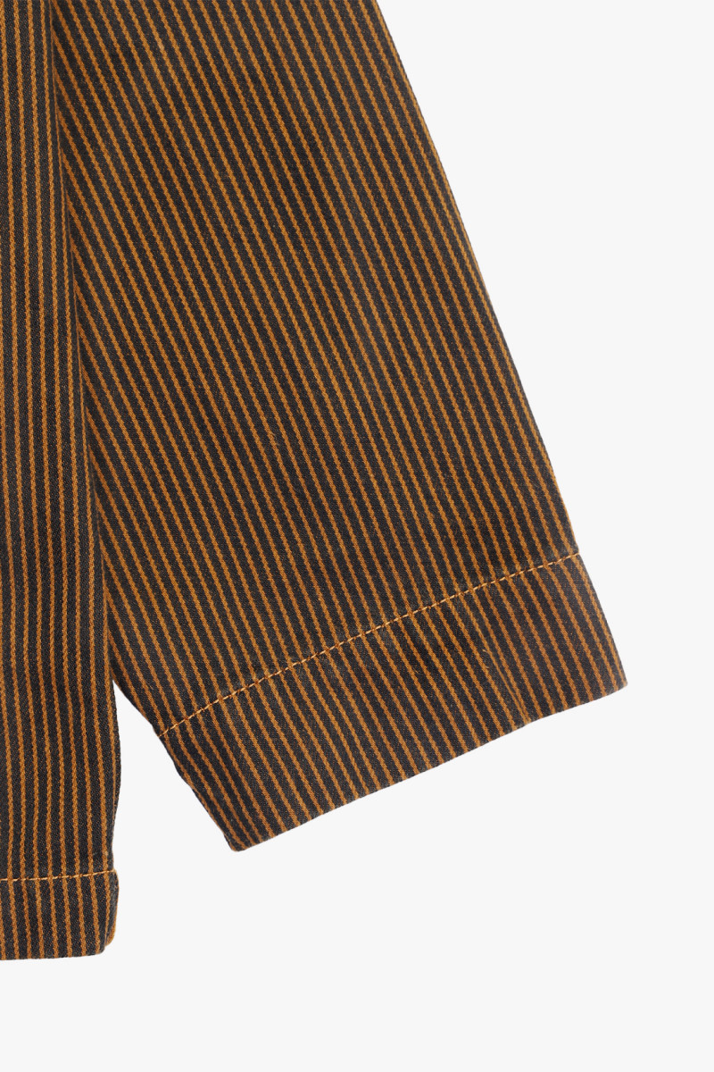 Zera jacket Hickory stripe rust