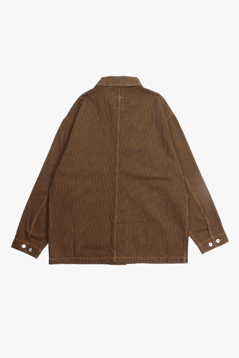 Zera jacket Hickory stripe rust