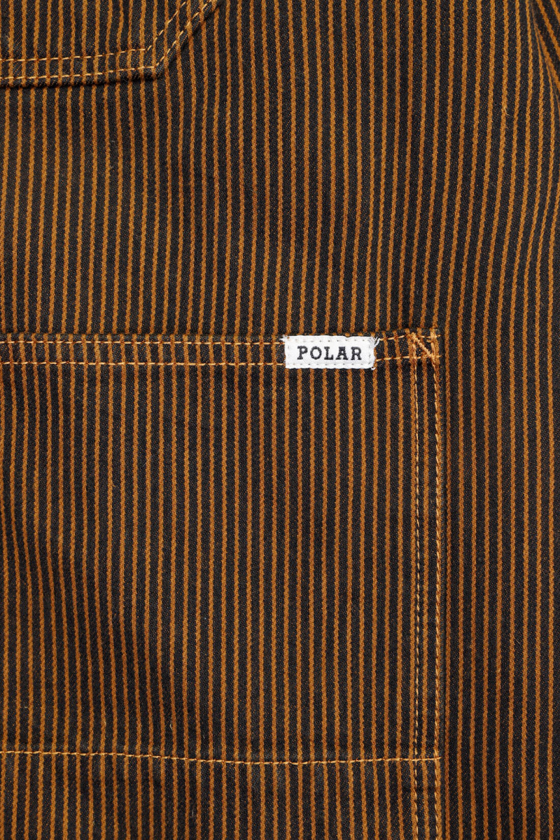 Zera jacket Hickory stripe rust