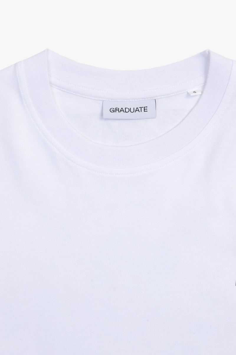 Graduate major league tee White