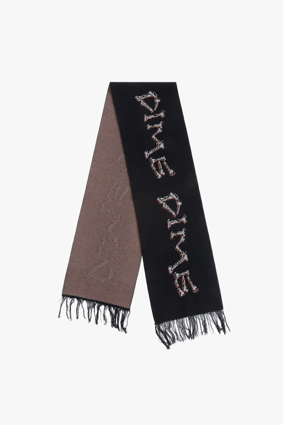 Bones scarf Black