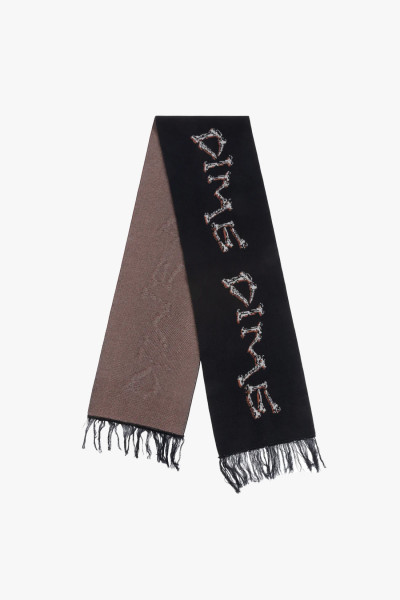 Bones scarf Black