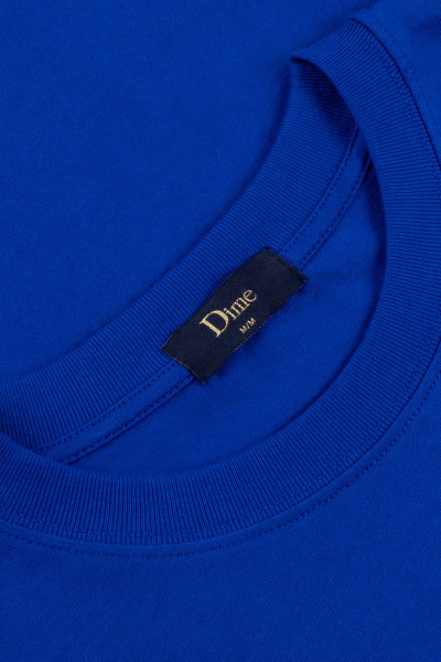 Dime Classic small logo t-shirt Navy blue - GRADUATE STORE