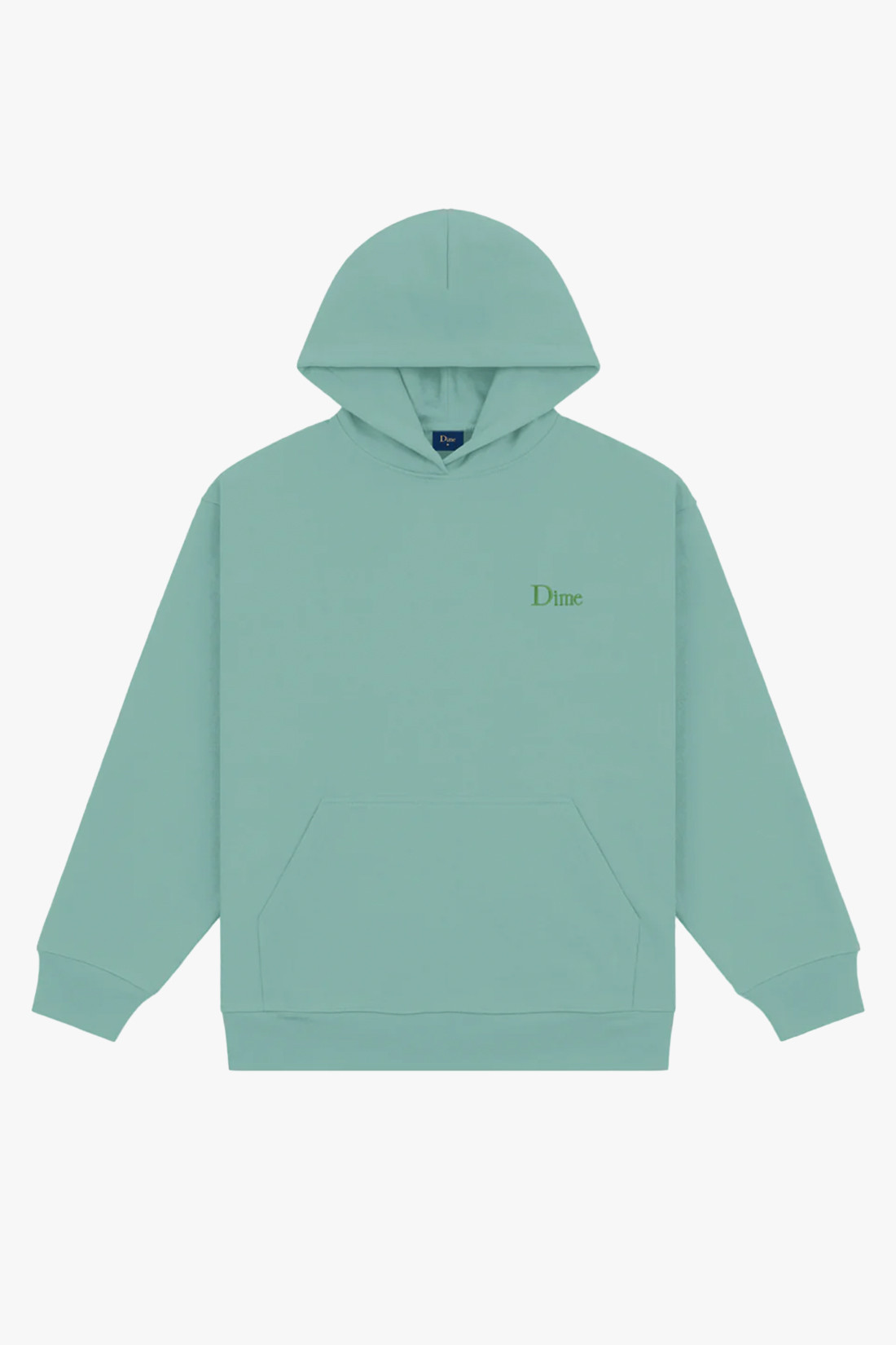 Classic small logo hoodie Seaweed