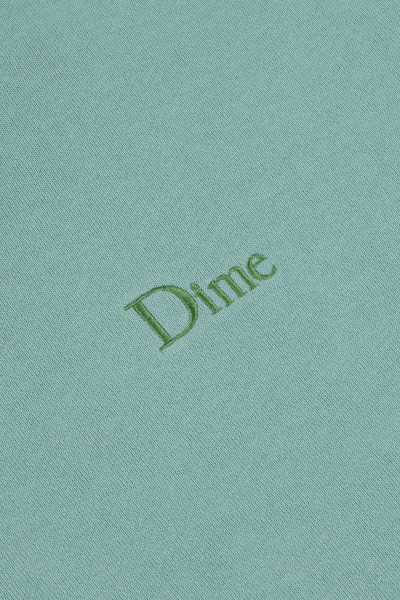 Dime Classic small logo hoodie Seaweed - GRADUATE STORE