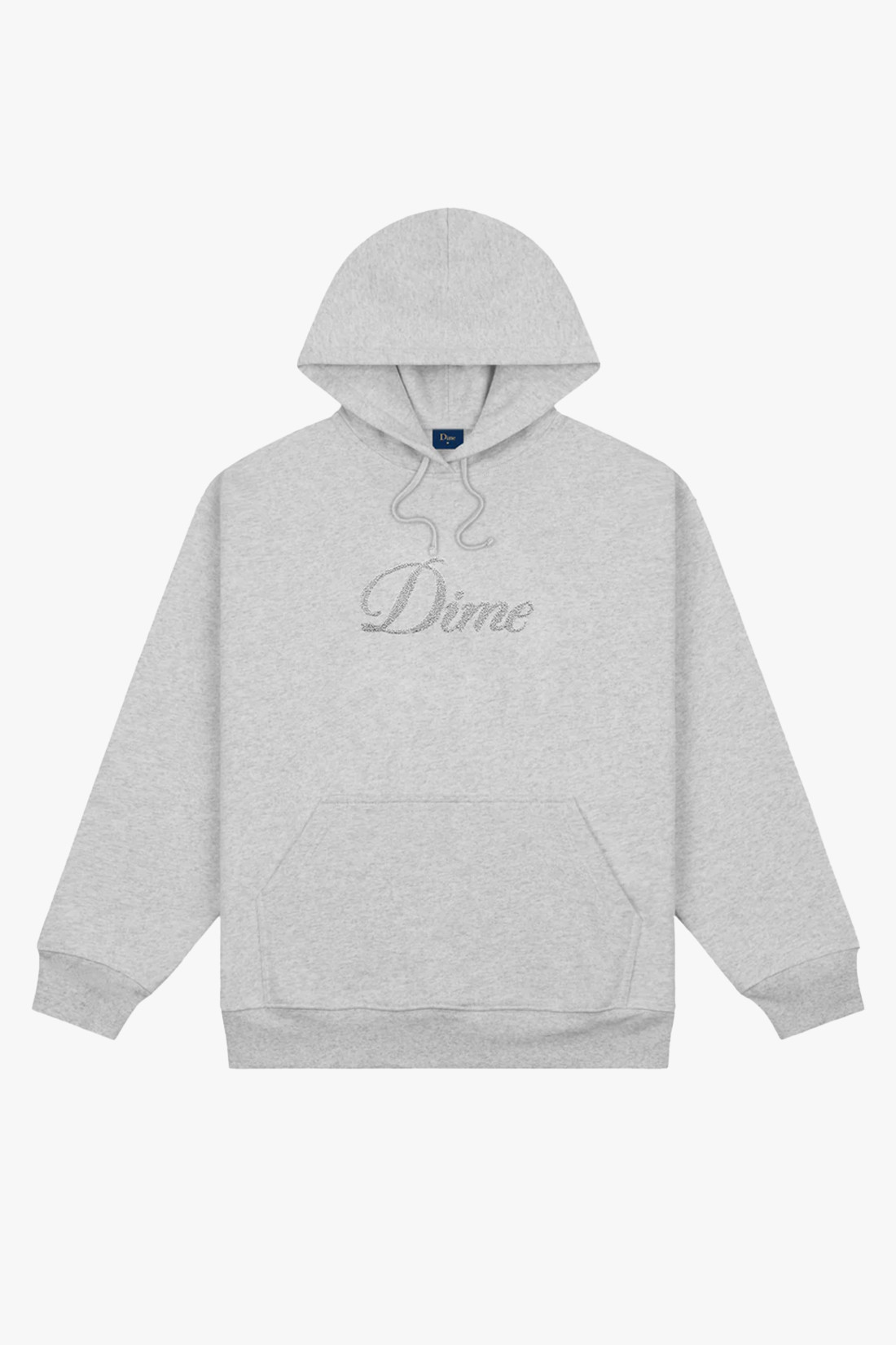 Cursive logo hoodie Heather gray